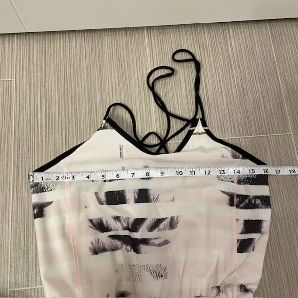 Lululemon Sweaty or Not Runsie Size 6 Pink White Sporty Athleisure
